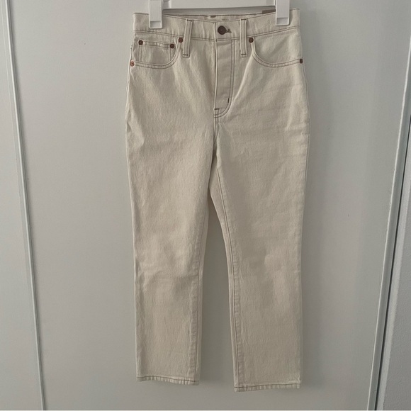 MADEWELL Slim Demi-Boot Jeans in Vintage Canvas Wash - Limited Edition NWT - Picture 10 of 13